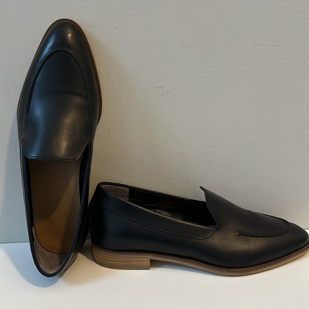 Everlane Black Leather Loafers - Picture 4 of 5